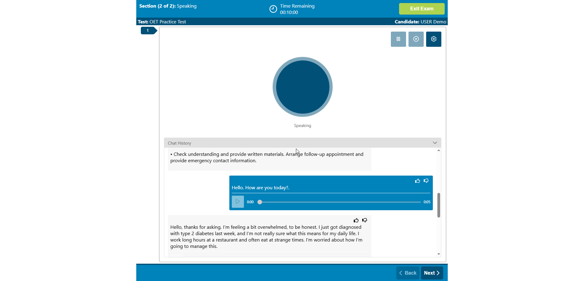 Writing Section - RuralHOA Occupation English Test RuralHOA screenshot